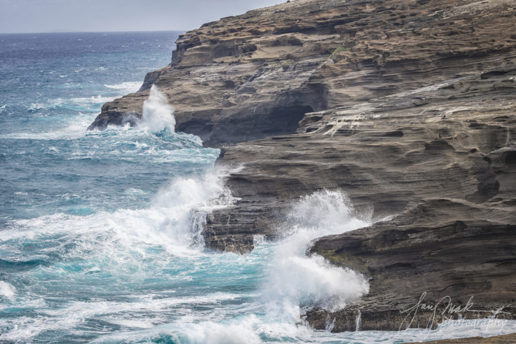 Oahu Three Fingers by Blowhole