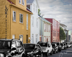 Reykjavïk Cars Parked on a Street (2019)